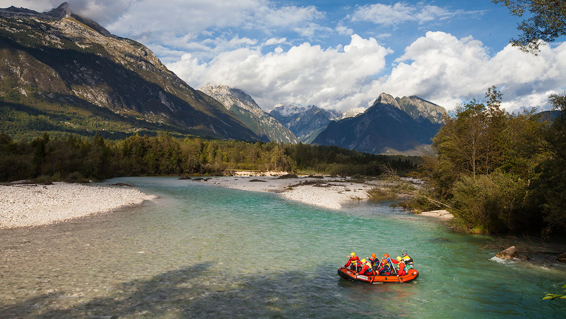 Rafting na reki Soči, Dolina Soče